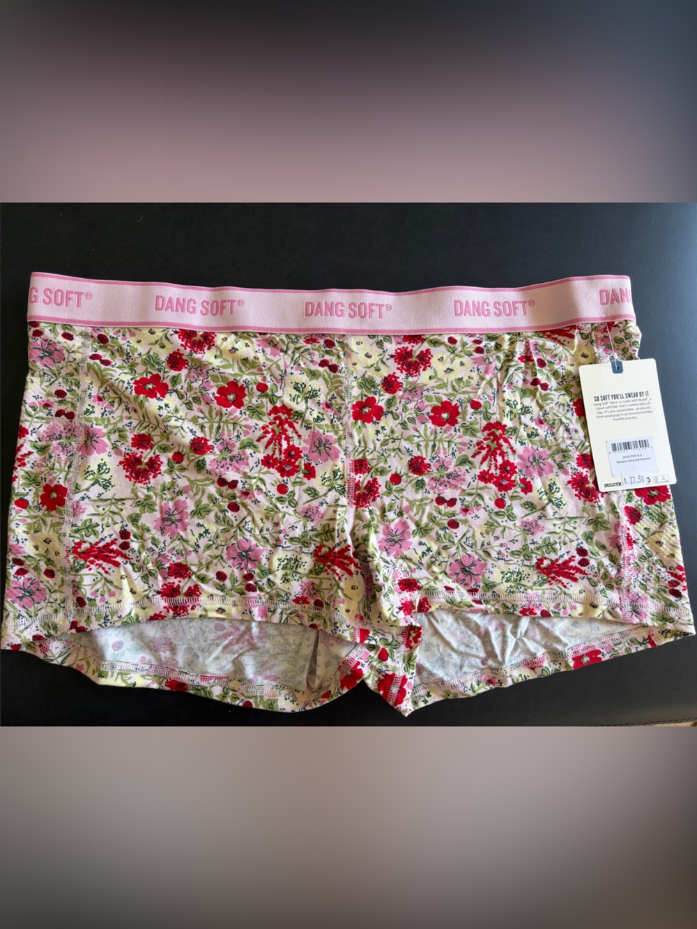 Women’s Duluth Floral Boxer Briefs - Pink & Red Floral